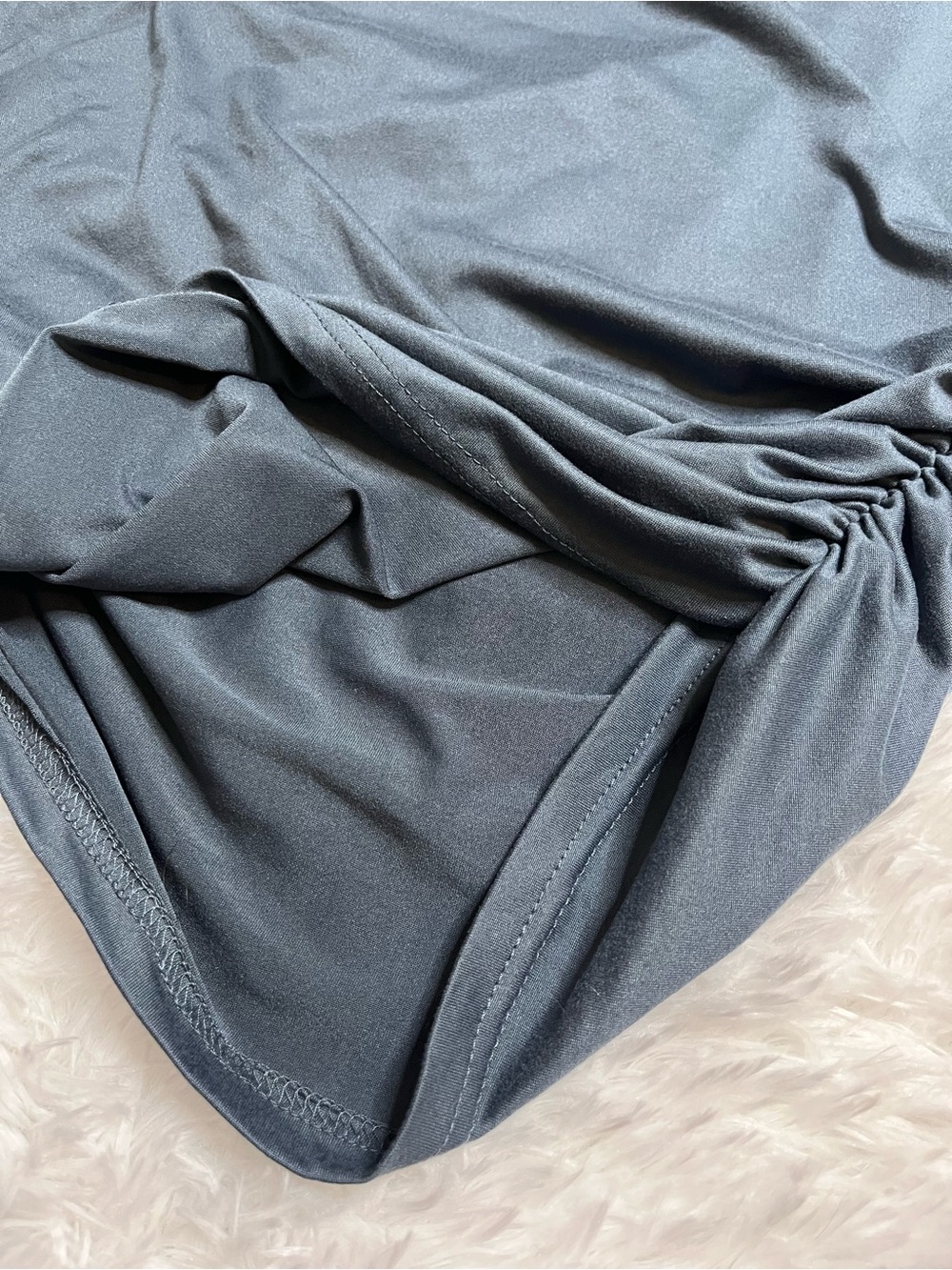 Off The Shoulder Ruched Top - Picture 3 of 8
